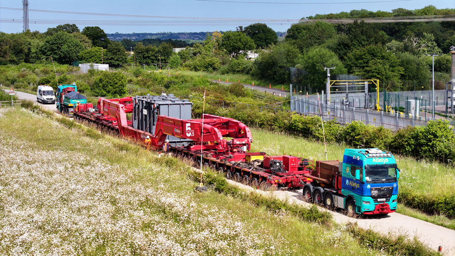 EA3 Transformer in transit