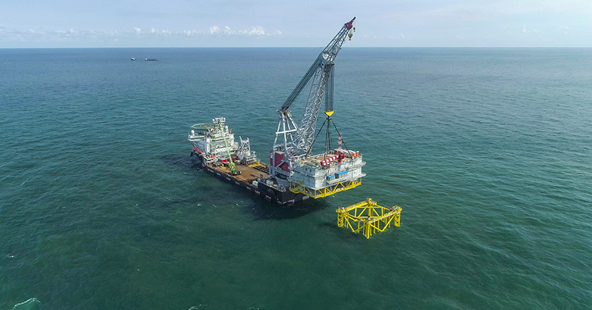 East Anglia ONE Offshore Substation Installed