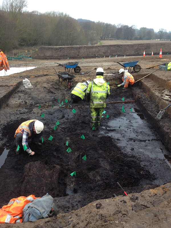 Neolithic trackway - ditch