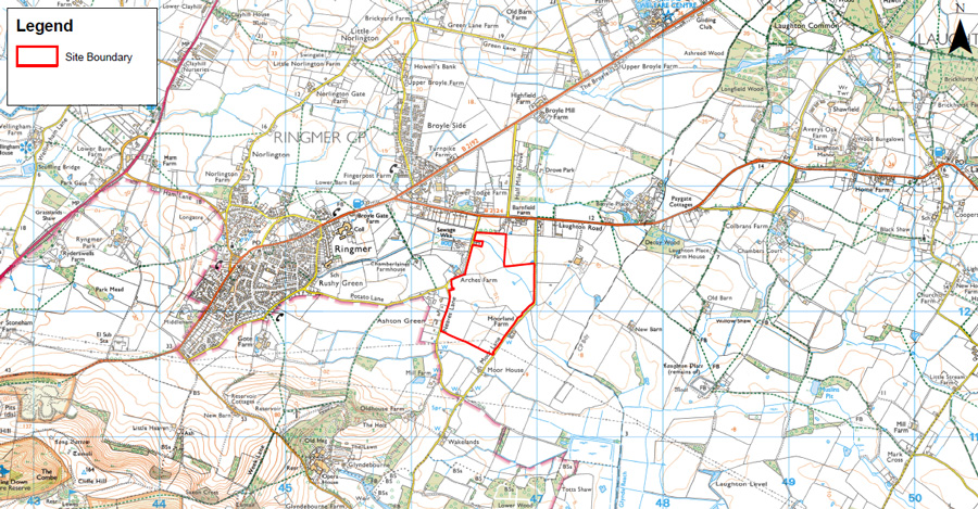 oldhouse farm solar project location map