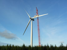 Whitelee First Turbine